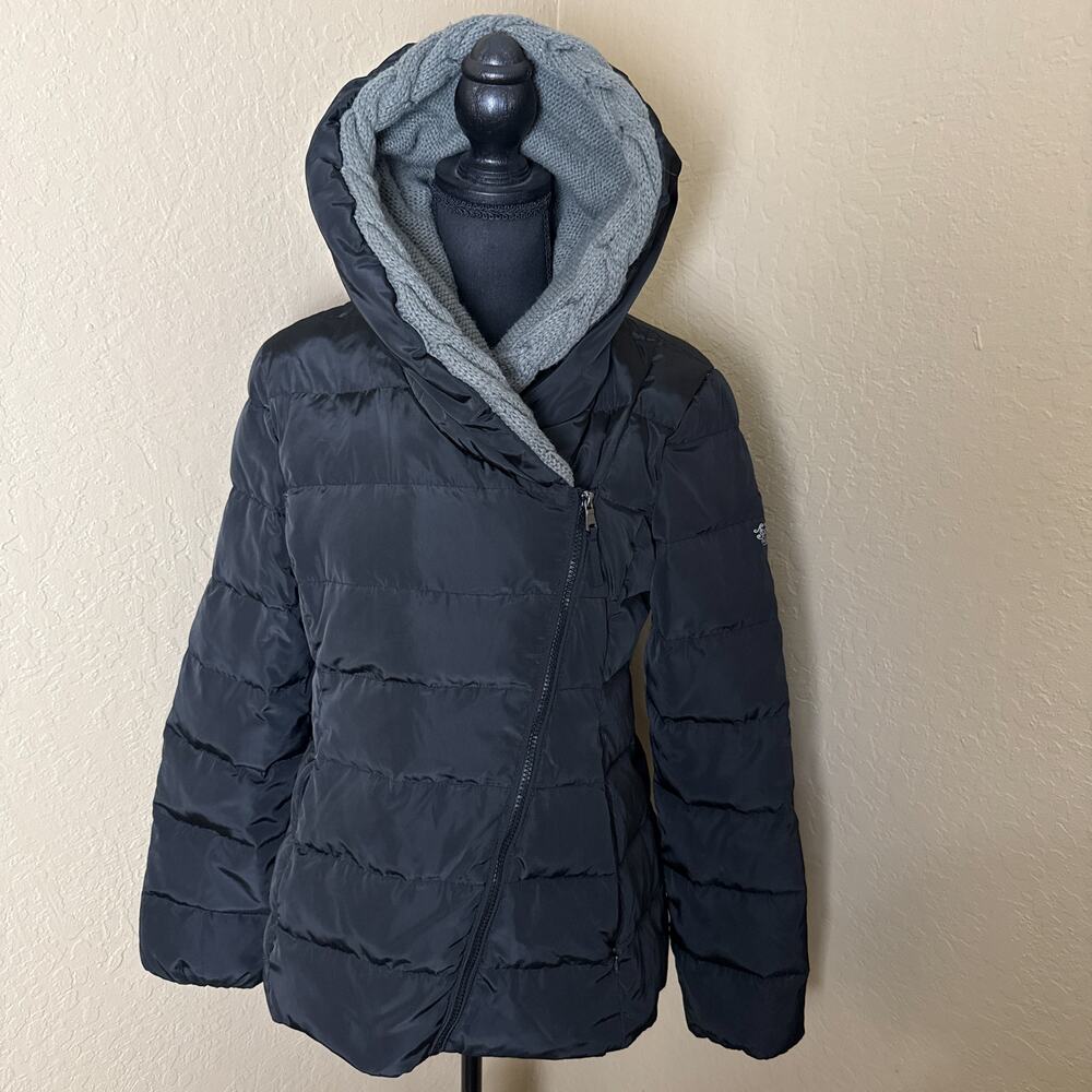 Jessica Simpson Women’s M Black Down Down & Waterfall Feather Filling Jacket